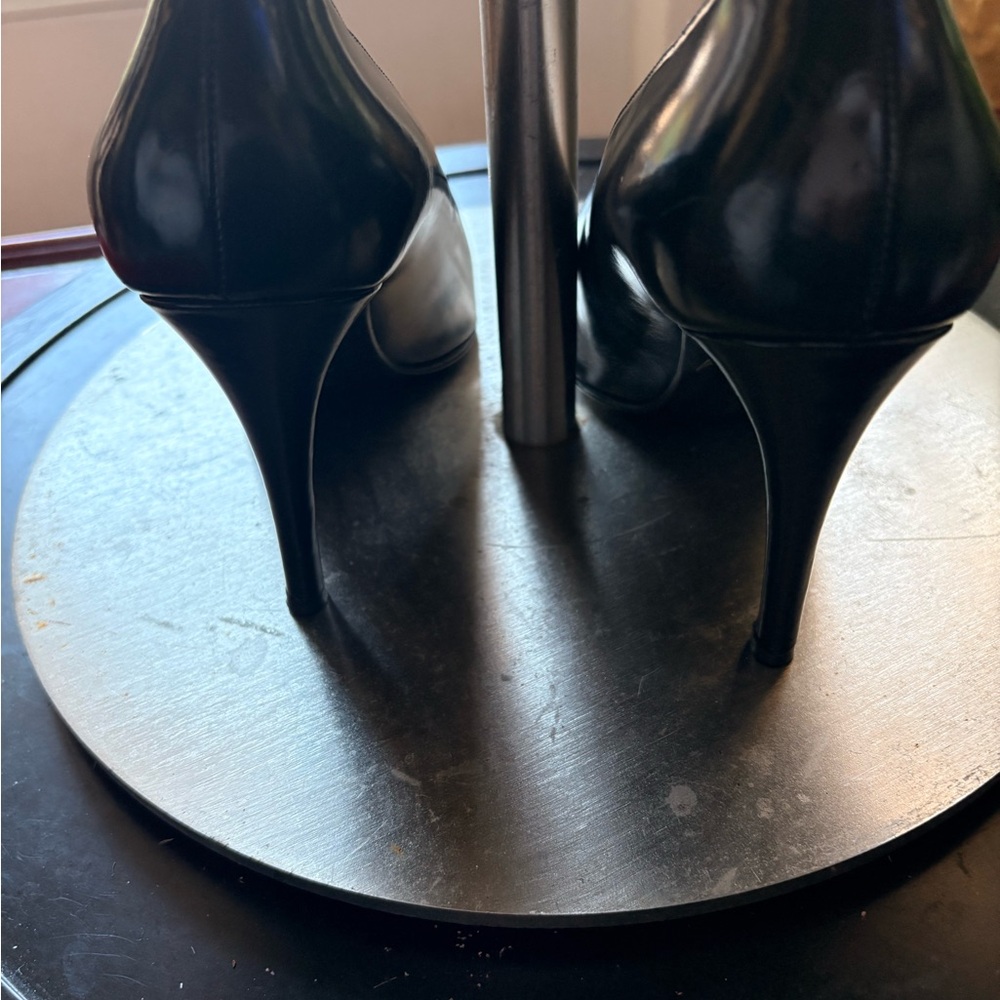 Black Pointed-Toe High Heels - image 4